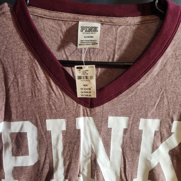 Pink Victoria's Secret Long Sleeve Tee - Picture 3 of 3